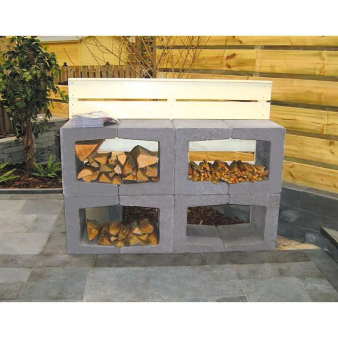 Diephaus U-Stein grau 40 x 40 x 40 cm