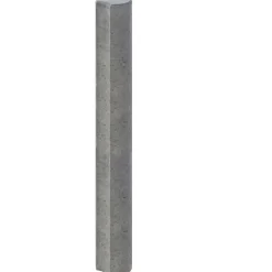 Diephaus Verbundpalisade grau 200 x 20 cm