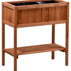 dobar Hochbeet 76 x 80 x 40 cm braun