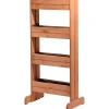 dobar Hochbeet 55 x 125 x 40 cm braun
