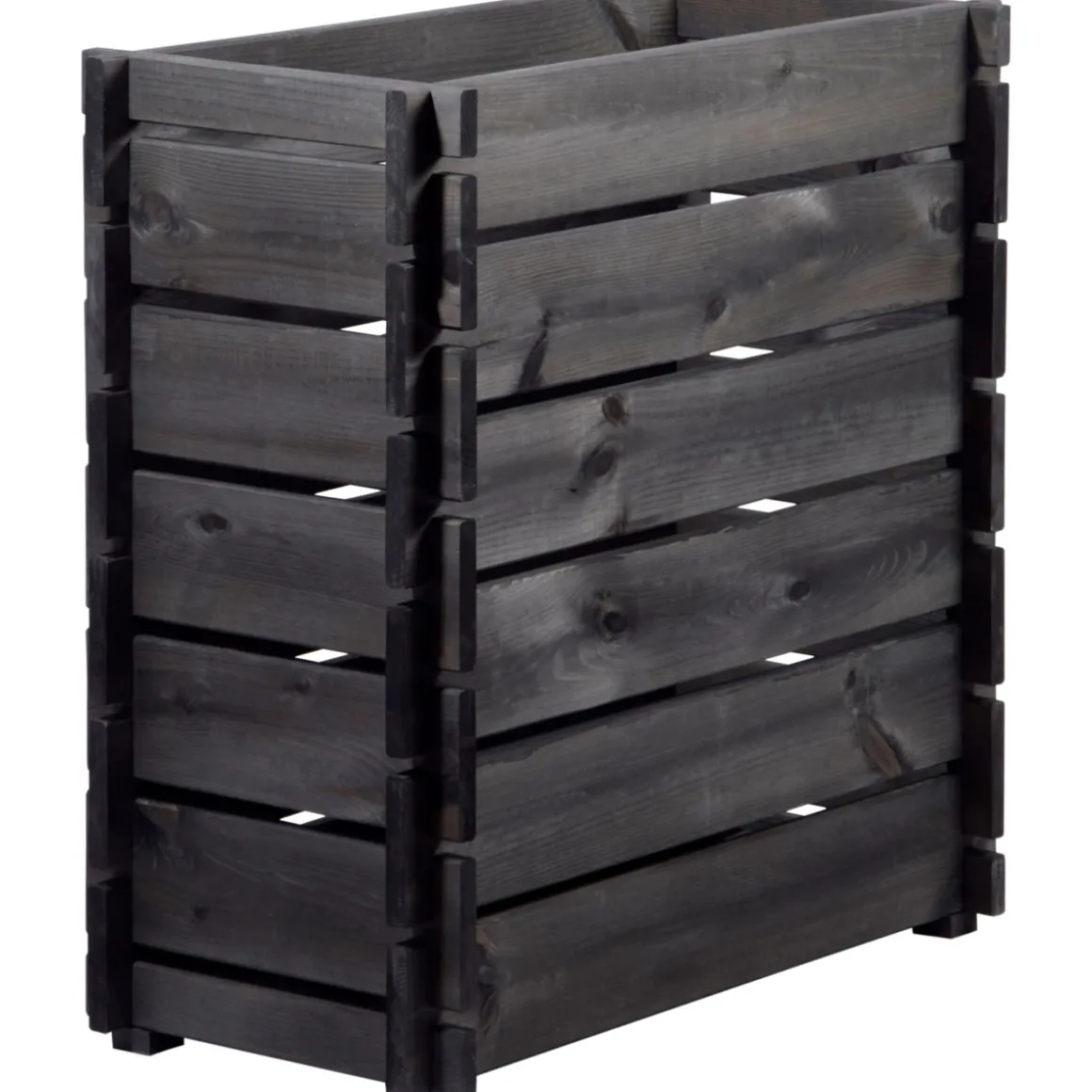 dobar Hochbeet mit Stecksystem 79 x 79 x 37 cm grau