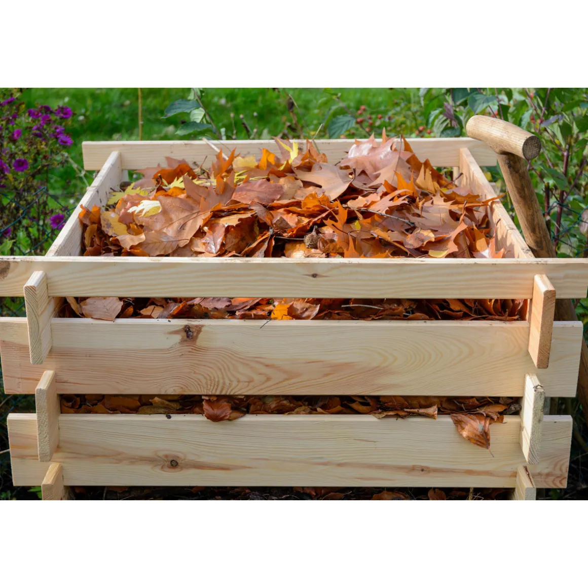 dobar Holz-KomposterStecki 78 x 78 x 78 cm Kiefer natur