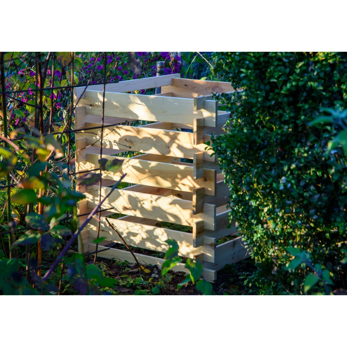 dobar Holz-KomposterStecki 78 x 78 x 78 cm Kiefer natur