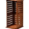 dobar Kaminholzregal braun 39 x 85 x 39 cm