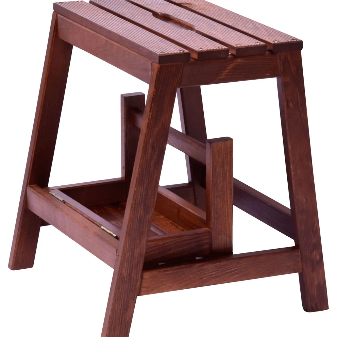 dobar Klapphocker 53/39 x 38 x 45 cm dunkelbraun