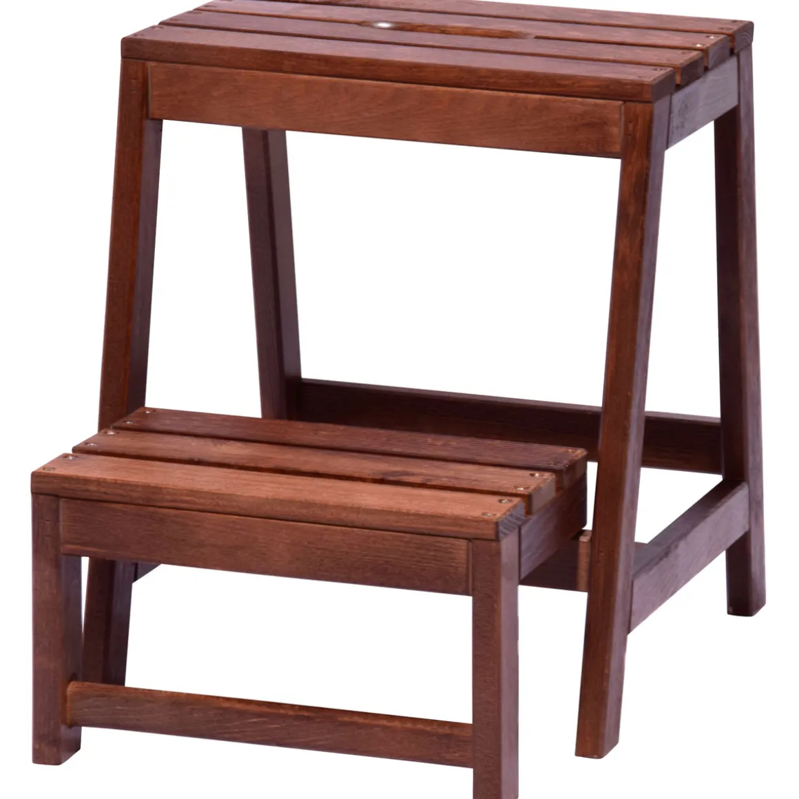 dobar Klapphocker 53/39 x 38 x 45 cm dunkelbraun