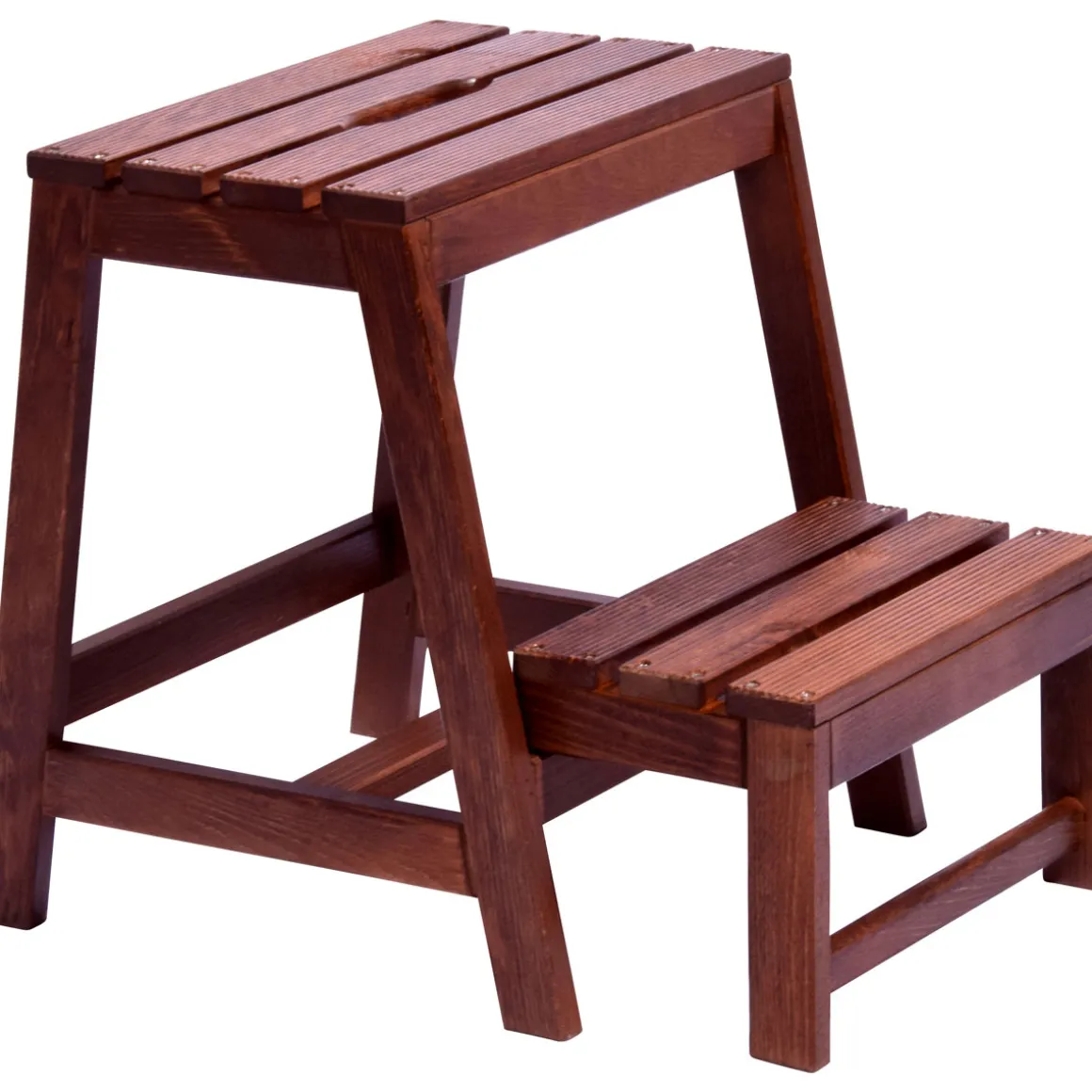 dobar Klapphocker 53/39 x 38 x 45 cm dunkelbraun