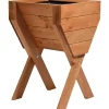 dobar Kleines Hochbeet 39 x 61 x 40 cm braun