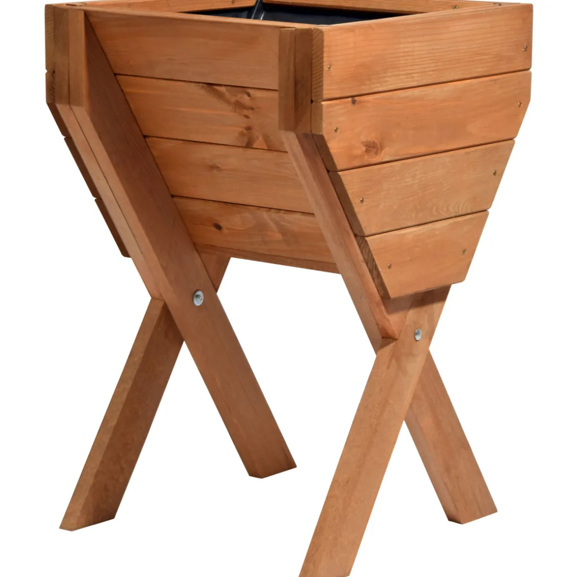 dobar Kleines Hochbeet 39 x 61 x 40 cm braun