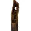 dobar XL Design-Gartenbrunnen 30 x 124,5 x 34 cm braun