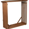 dobar XL-Kaminholzregal 140 x 143 x 50 cm grün-braun