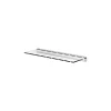 Dolle Glasregal-Set klar/silber LED 60 x 20 x 1 cm