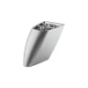 Dolle Kommodenfuß 100/65 x 40 x 50 mm silber