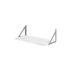 Dolle Regal Lite und Tri weiß/silber 80 x 25,3 x 2 cm