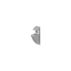 Dolle Regalclip aus Polyamid silber 19 mm