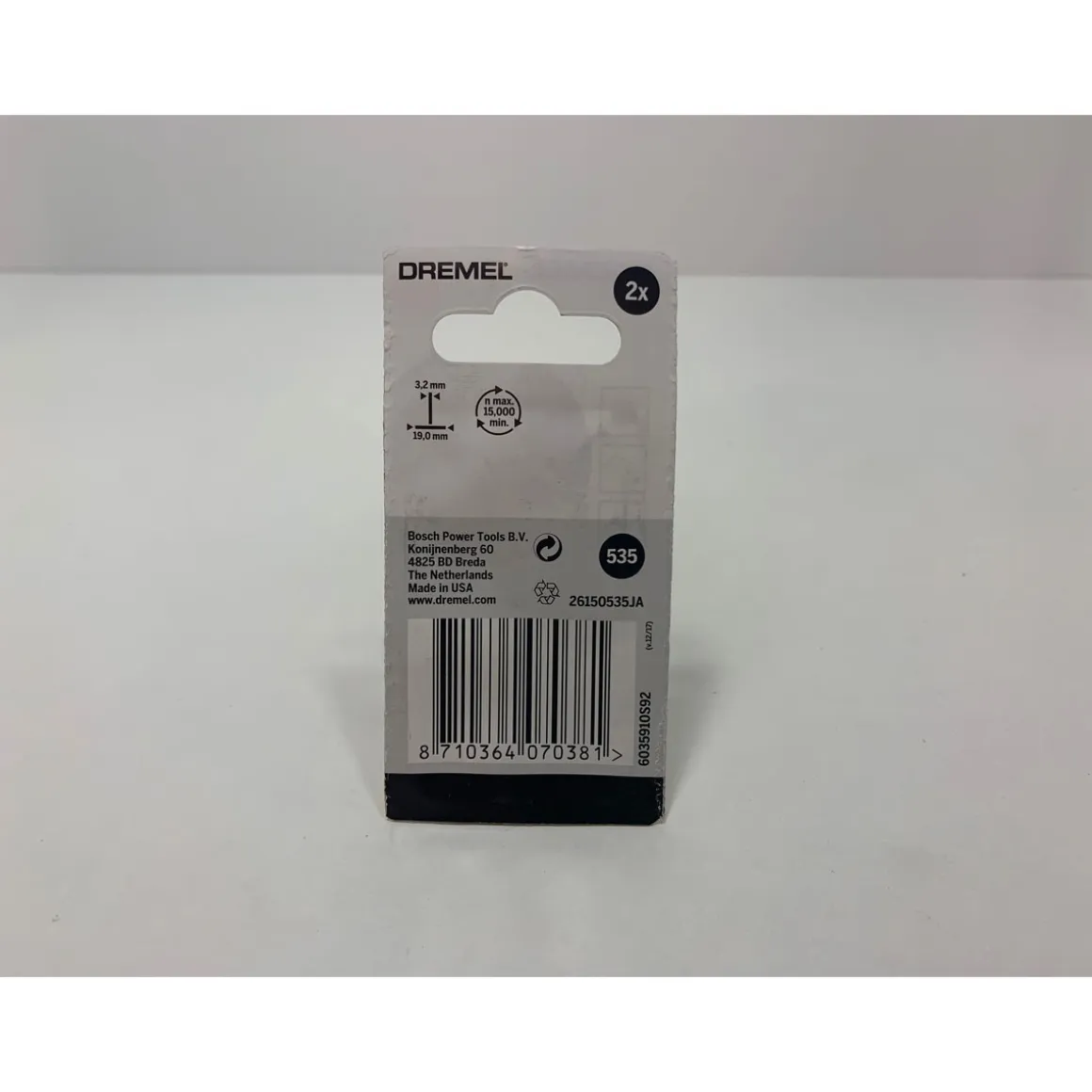 Dremel Messingbürste Durchmesser 19 mm 2 Stück