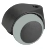 Dörner + Helmer Doppelrolle für empfindliche Böden mit Rückenloch 50 mm