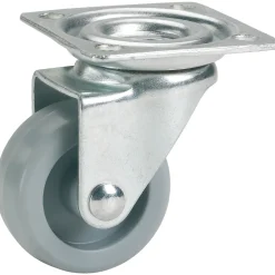 Dörner + Helmer Möbel-Lenkrolle 36 x 15 mm grau