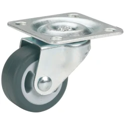 Dörner + Helmer Möbel-Lenkrolle mit Softrad 30 x 14 mm