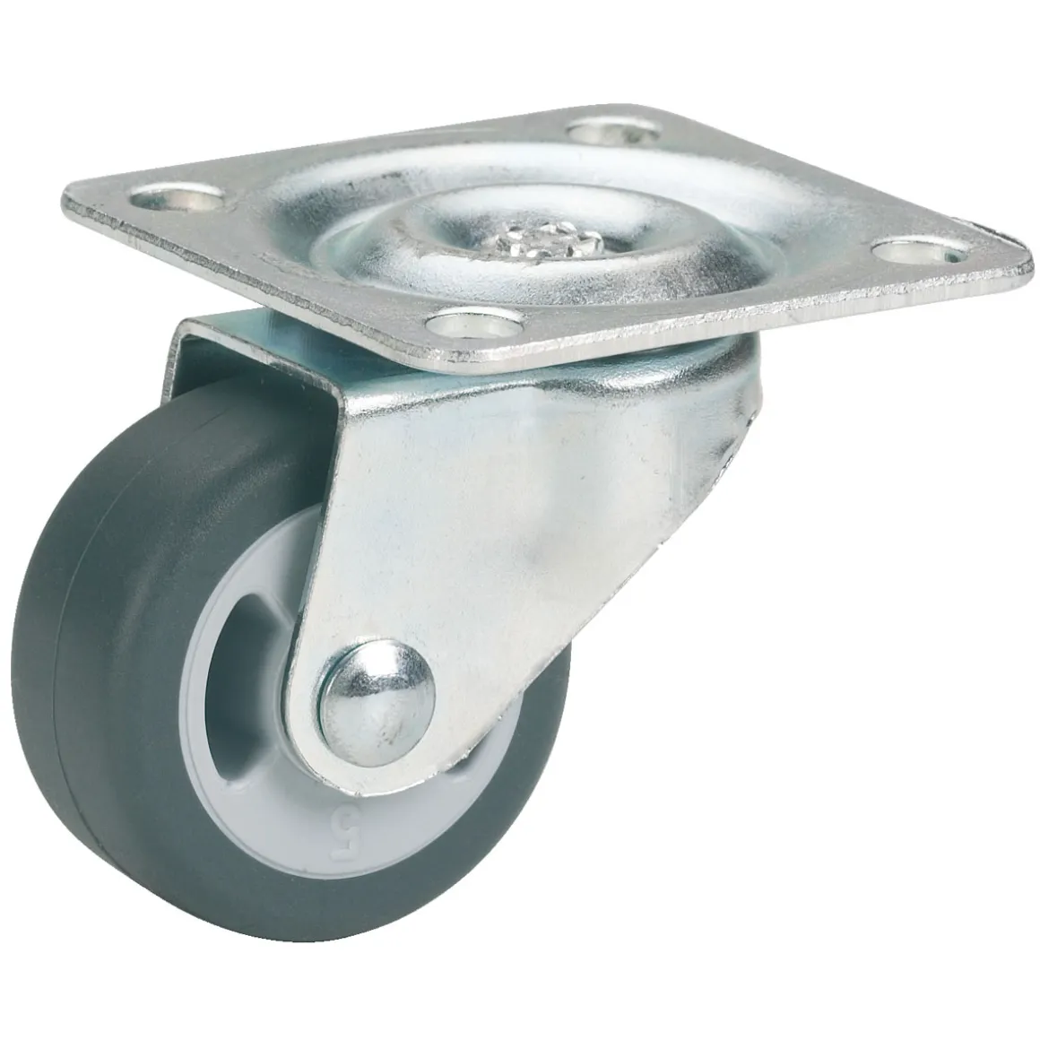 Dörner + Helmer Möbel-Lenkrolle mit Softrad 25 x 13 mm