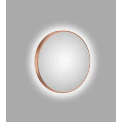 DSK Design LED Lichtspiegel Silver Barbier Copper Dm 50 cm