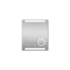 DSK Design LED Lichtspiegel Silver Rey 60 x 70 cm