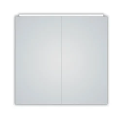 DSK Design LED Spiegelschrank Aluminio Vegas 70 x 50 cm