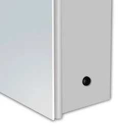 DSK Design LED Spiegelschrank Aluminio Vegas 70 x 50 cm