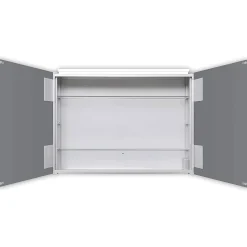 DSK Design LED Spiegelschrank Aluminio Vegas 70 x 50 cm