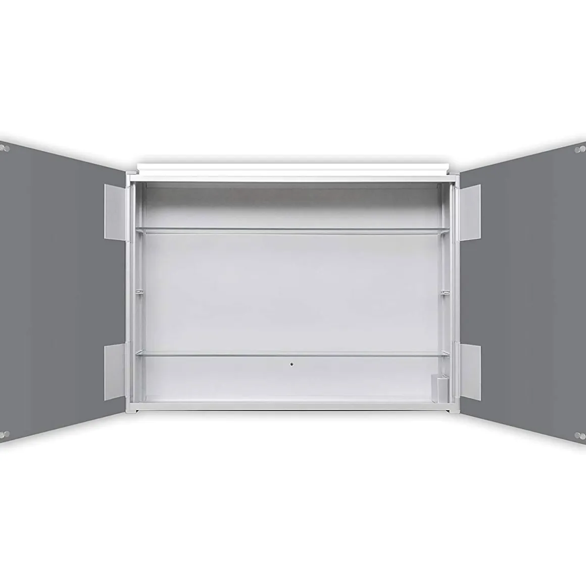 DSK Design LED Spiegelschrank Aluminio Vegas 70 x 50 cm