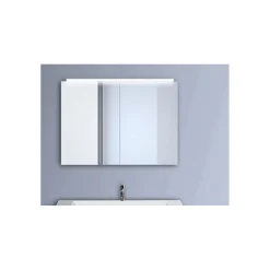 DSK Design LED Spiegelschrank Aluminio Vegas 70 x 50 cm