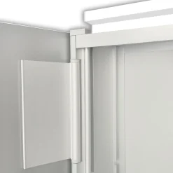 DSK Design LED Spiegelschrank Aluminio Vegas 70 x 50 cm