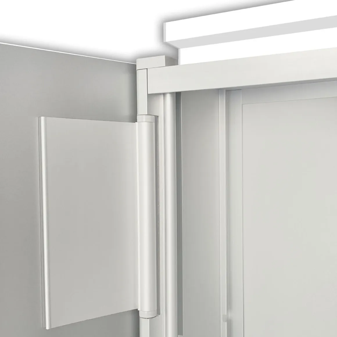 DSK Design LED Spiegelschrank Aluminio Vegas 70 x 50 cm