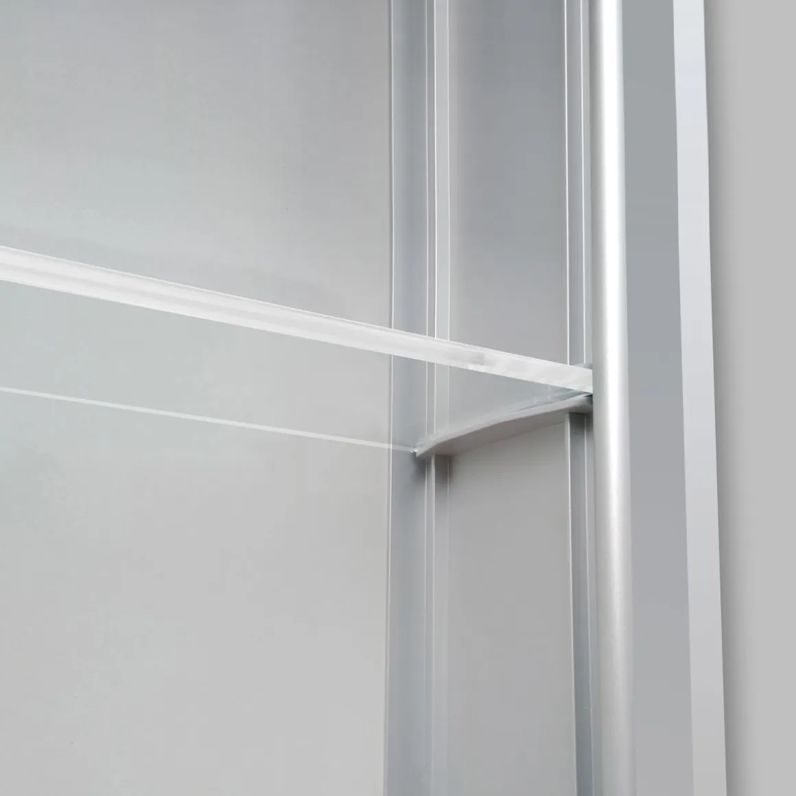 DSK Design LED Spiegelschrank Aluminio Vegas 70 x 50 cm
