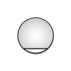 DSK Design Spiegel Silver Cosmos Black Dm 80 cm