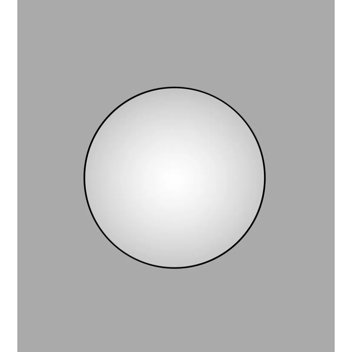 DSK Design Spiegel Silver Globo Black Dm 120 cm