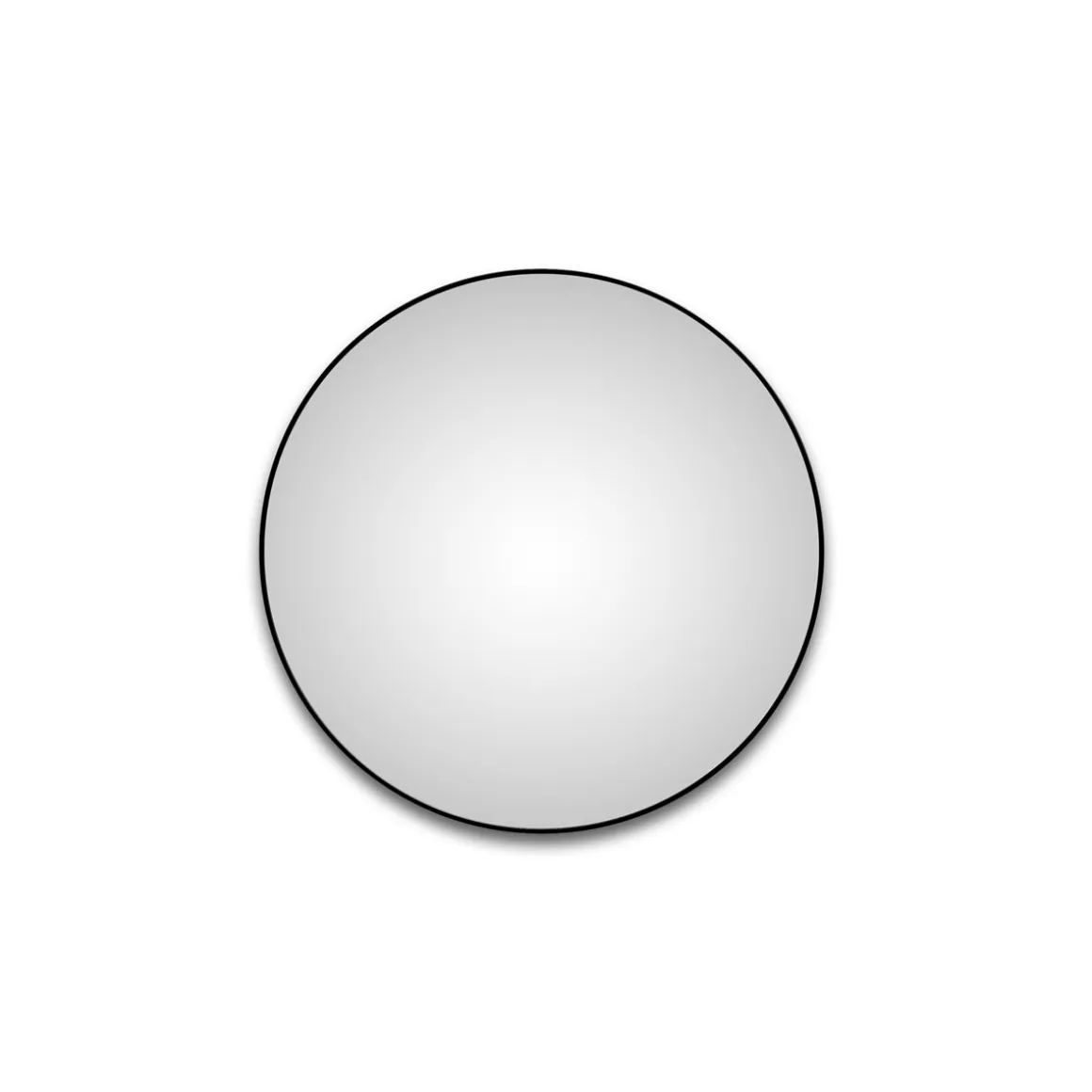 DSK Design Spiegel Silver Globo Black Dm 120 cm