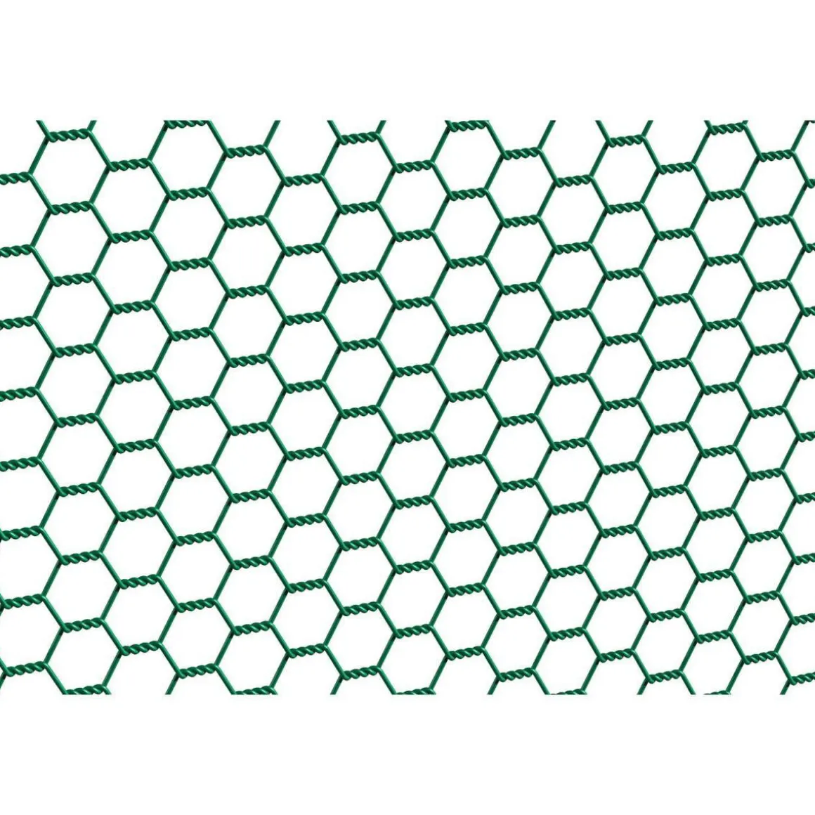 Durabil Sechseckgeflecht grün Höhe 500 mm Länge 10 Meter Masche 25 x 25