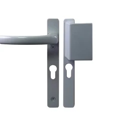 Durabil Drücker-Knauf-Griffgarnitur 8-72 mm TS 56mm ohne Hülse RAL 9006