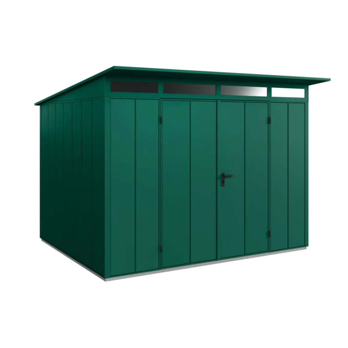 EcoStar Gerätehaus Elegant-PTyp 3RAL6005 2 flg