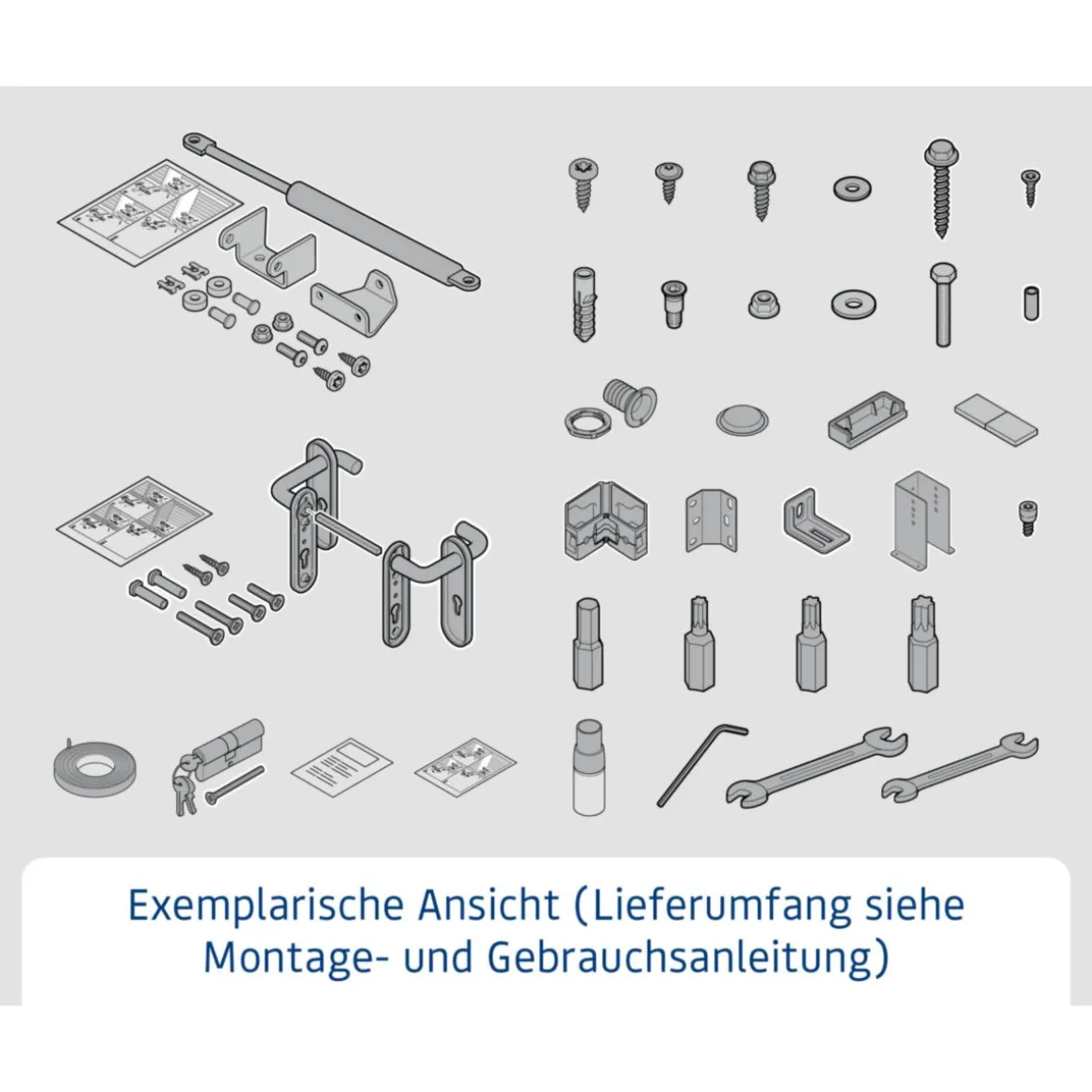 EcoStar Gerätehaus Elegant-PTyp 3RAL6005 2 flg
