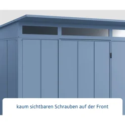 EcoStar Gerätehaus Elegant-PTyp 2RAL5014 1 flg