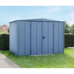 EcoStar Gerätehaus Elegant-STyp 3RAL5014 2 flg