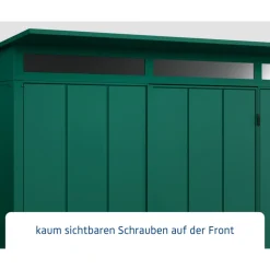 EcoStar Gerätehaus Elegant-PTyp 3RAL6005 1 flg