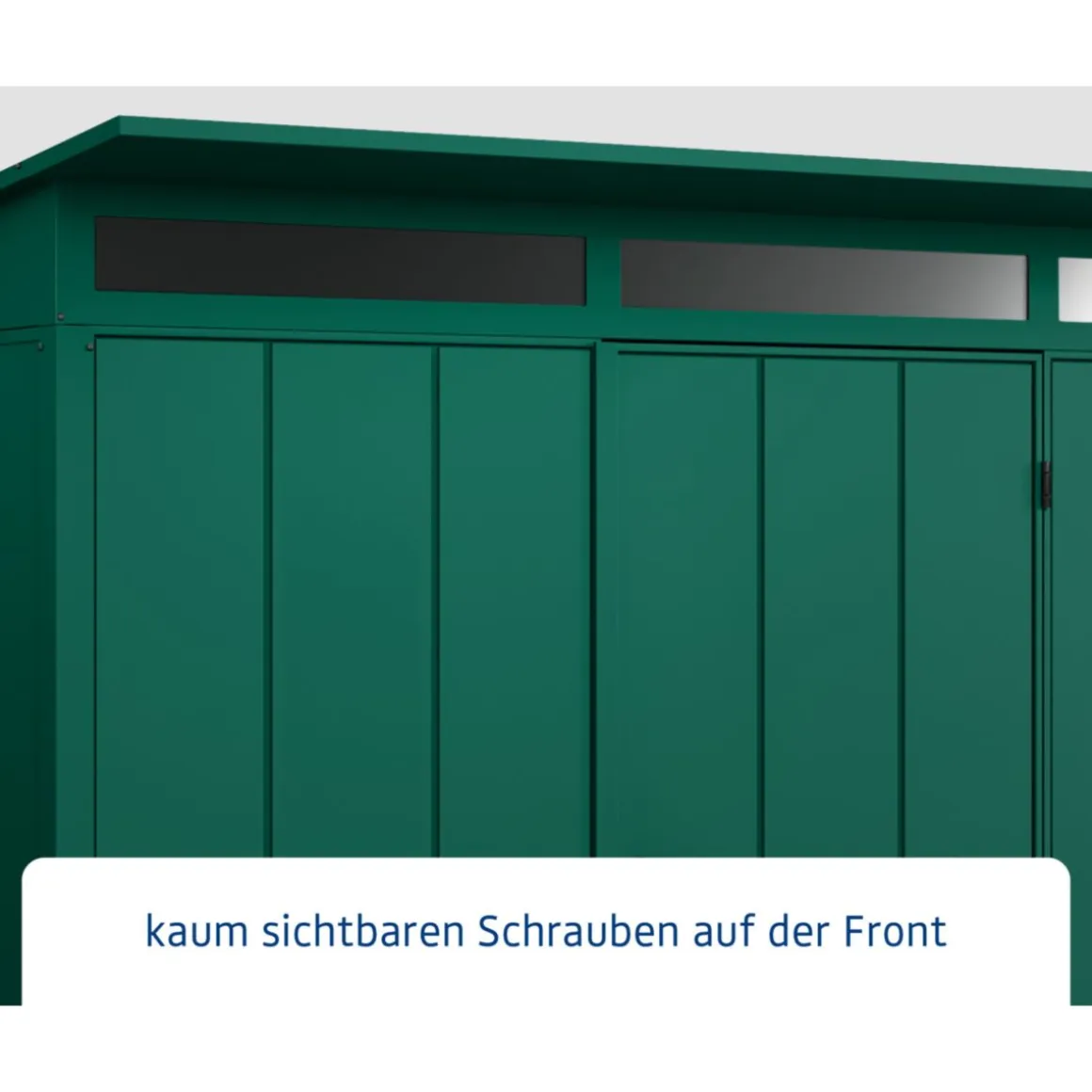 EcoStar Gerätehaus Elegant-PTyp 3RAL6005 1 flg