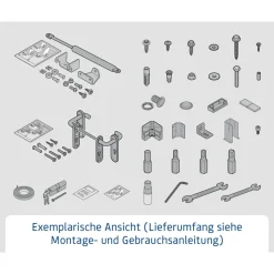 EcoStar Gerätehaus Elegant-STyp 3RAL6005 2 flg