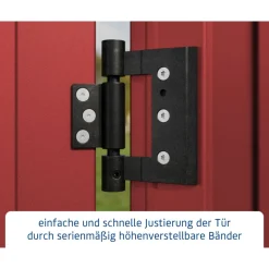 EcoStar Gerätehaus Trend-PTyp 2RAL3004 1 flg