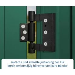 EcoStar Gerätehaus Trend-STyp 2RAL6005 1 flg