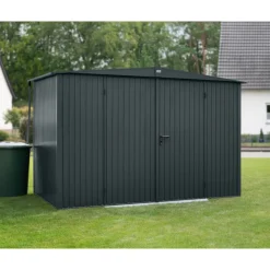 EcoStar Gerätehaus Trend-STyp 3RAL7016 2 flg