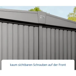 EcoStar Gerätehaus Trend-STyp 2RAL9007 1 flg